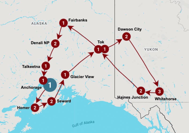alaska self drive holiday